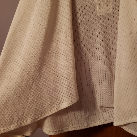 Maurices women's lace and cotton cardigan, cream colored size XXL - Picture 7 of 13
